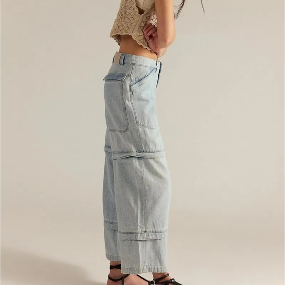 We The Free Light Blue Slouchy Jeans‎ - Picture 13 of 14